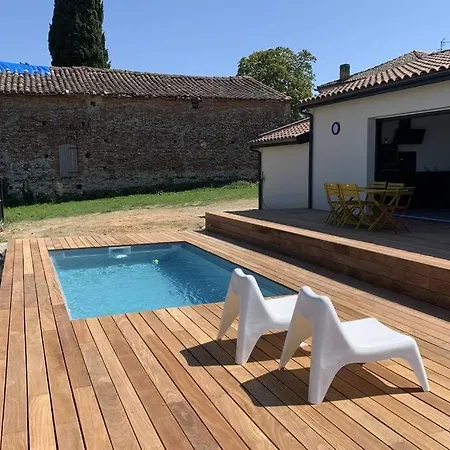 Magnifique Villa Avec Piscine Et Spa Saint-Jean-Lherm Exterior photo